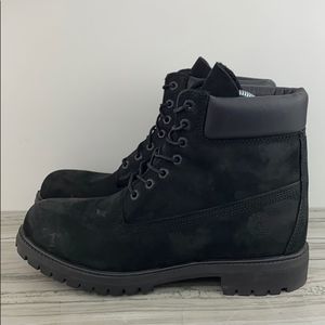all black timberlands mens